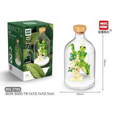 智鷹 積木 昆蟲觀察瓶 蜜蜂, 1個, 螳螂 智鷹2795