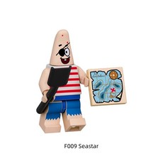 미니 블럭 도시건물 가게 조립 미니어처 스폰지 밥 패트릭 스타 블록 만화 애니메이션 모델 소녀 소년 작은 빌딩 귀여운 교육 선물, [06] F009