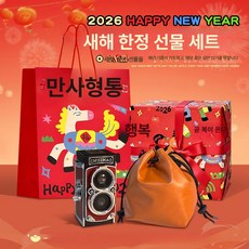 복고 미러리스 고화질 입문용 전후면 브이로그 듀얼 셀카, 1개, 신년 한정판 포장 B