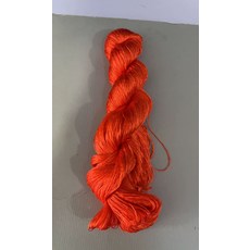 명주실 천연 뽕나무 자수 타래 레드 실 실크 뜨개질실, 1개