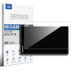 가민 RV 770 LMT 775 MTS 780 795 GPS 내비게이터 6.95인치 터치스크린 안티 핑거 프린트HD 클리어용 인노어런스 프리미엄 유리 스크린 프로텍터, RV890/895 - 8" - Matte