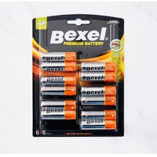 벡셀 알카라인 AA 6+