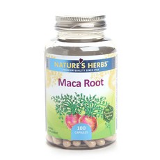 NATURE'S HERBS 瑪咖根膠囊, 100顆, 1罐