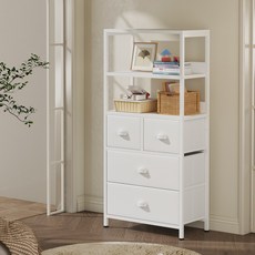 소웰홈 패브릭 선반, 5단, 화이트