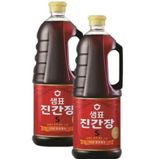 국간장 샘표 조림간장 양조간장 진간장 S, 1.7L, 2개