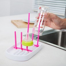 여행용 이유식기 건조대 외출용 접이식 젖병 걸이 휴대용 아기 분유병 거치대
