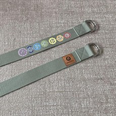 요가 매트 스트랩 밴드 수납형 휴대용 요가용품, 1개, 라이트그린