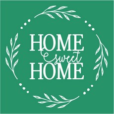 JAJADO 재사용 가능한 실크 스크린 스텐실 홈 사인 접착 분필 메쉬 나무 천 베개 컵 DIY 데코 크리스마스 우드 공예용 프린트 전송, home sweet home