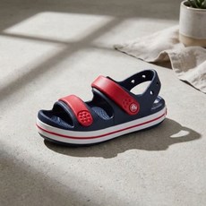 크록스 크록밴드 크루저 샌들 키즈 유아 아동 주니어 - NAVY VARSITY RED CRS209423-NAVY Co.1700168