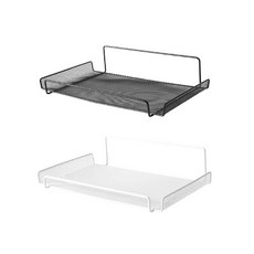 無痕壁掛路由器收納架，多功能投影儀機上盒置物架，免打孔wifi壁掛架, 1個, 路由器壁掛架 (白色), 請見圖片說明