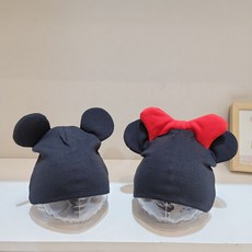 [아가방]강남점*디즈니베이비 귀여운 미키미니 신생아모자/신축성좋은 면소재로 편안하고 귀엽게 착용