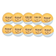 반반탁구공 2색 신소재 훈련 벌크 ABS 트레이닝 경쟁 연습용 고탄성