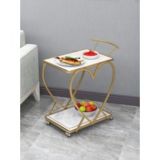 와인 트롤리 호텔 카트 다이닝 레스토랑 이동식 하트형 2단 중형 하트형, 3단 소형 반원형