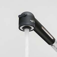 DAELIM BATH Diclean 濾心廚房水龍頭噴頭 黑色版 JWK 215-2, 1個