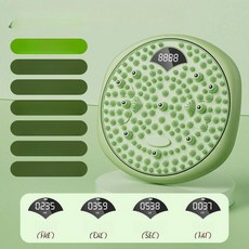 운동 기구 발 마사지 지압 스트레칭 회전 허리 홈, 1개, 그린 스마트