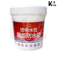 冠偉 透明水性牆面防水漆 750ml WP-259 台灣製造, 1個