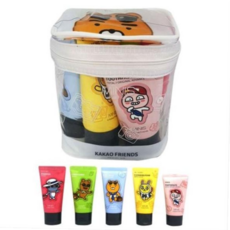 쿨샵 앨지 카캬오프렌즈 프리미엄 여행용 목욕세트 세면세트 비누 여행용목욕세트, 콤팩트여행용세트, 1개