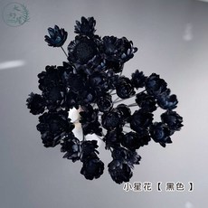 大地農園 永生花乾燥花素材 網紅拍照 居家裝飾花材 手作花材 花藝設計 居家佈置, 小星花【黑色】40-50枝裝