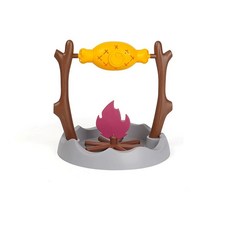 福媽寵物 寵物漏食玩具 翻滾烤肉架/旋轉烤雞腿造型 貓狗益智慢食玩具, 翻滾烤肉架, 1個