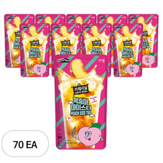 까페리얼 복숭아 아이스티, 230ml, 70개