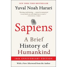 (영문도서) Sapiens [Tenth Anniversary Ed]: A Brief History of Humankind Paperback, Harper Perennial, English, 9780063422001