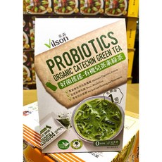 VILSON 米森 好菌搖搖 有機兒茶素綠茶, 2g, 30個