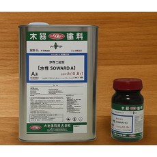 SOWARD 大谷塗料 水性木器透明漆 高級無毒環保 DIY護木漆 平光 耐磨耐熱食器級, 1個, 平光100%