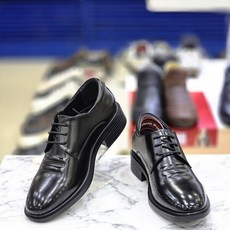 남성 4CM 블랙 경량 쿠셔닝 기본드레스화 정장 구두 정장화 3MQ529 713175