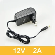 블랙 전원 공급 장치 DC 12V LED 라이트 스트립 CCTV 카메라 DVR 어댑터 충전기 변압기 8A, 05 2A, 02 220V EU Plug