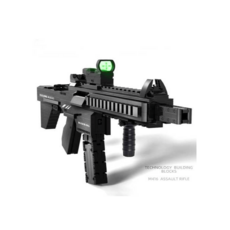 m416 블록 총 ump45 어린이 조립식 장난감 아동 완구, M416 블랙 10발, 1개