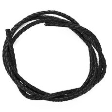 인조가죽 메쉬끈 3mm 4mm 11종 모음, 09. 4MM 블랙 1M