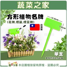 蔬菜之家 方形植物名牌