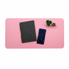 데스크패드 테이블패드 책상 부직포매트 핑크