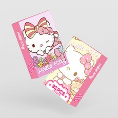 옐상 산리오 캐릭터즈 일러스트 포토카드 92매입 4종, 1팩, 키티
