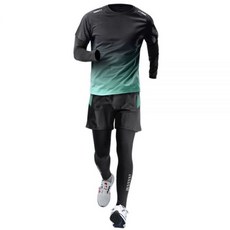 남자마라톤복 사계절 마라톤복 세트 남자 러닝복 4종 농구