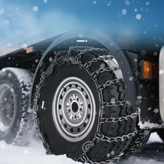 자동차 스노우체인 타이어 대형 체인 중장비 바퀴 체인대형 눈길, 4. 10R 22.5 매우 9mm