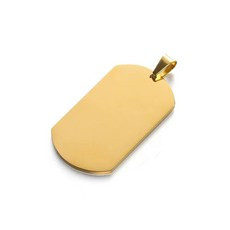 고양이목걸이 강아지산책 pcs 태그 더블 대형견목걸이 개목걸이, B. 골드 8x50mm 1개팩7g