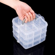 3단 18칸 다용도 멀티 수납 정리함 악세사리 케이스, 상세페이지 참조