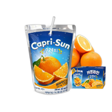 카프리썬 오렌지 비타민c 천연과즙 과일 어린이 키즈 음료 TD, 200ml, 40개