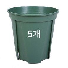 파파가든 슬릿화분 뿌리건강 화분, 5개, 그린