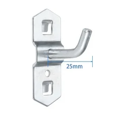 두꺼운 구멍 판 걸이 후크 금속 디스플레이 랙 좋은 선반 후크 25mm 50mm 75mm 100mm 150mm 200mm 1 ~ 5 개, 01 1pcs, 06 25mm