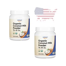 뉴트리코스트 유기농 코코넛 밀크 파우더 무향 907g 1+1 미국정품 직배송, 2개