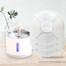 꽃 펫정수기 리필필터 1개입 고양이정수기 식기 ssy4+2svA