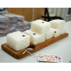 [광양 기정떡] 백미 기정떡 (반판) 24개입, 1박스, 2.5kg