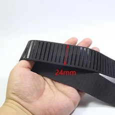 야드 탄성 밴드 의류 스트레치 리본 바지 벨트 장식 고무 웨빙 스팽글 테이프 봉제 트리밍, 8. BlackStripe-24mm / B. 5Y..., 1개