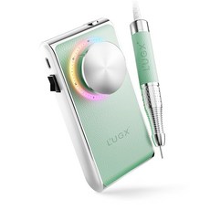 LUGX 네일 머신 30000RPM 네일 오프 머신 전동 네일 머신 프로 네일 드릴 전동 큐티클 관리 네일 머신 자택 살롱용 저소음 저진동 (그린)