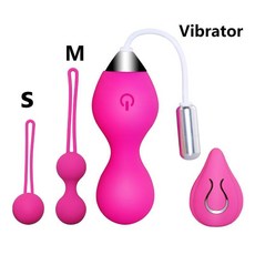 Kegel 볼 스마트 러브 힙업 힙 리프팅 운동기구, 2 size Vibrator, S