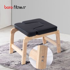 물구나무 기구 헬스 요가스툴 필라테스 거꾸리 가정용 홈트 실내 의자 서기 허리, 오크 블랙, 기본 모델명/품번