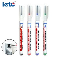 LETO 레토 깊은 구멍 마킹용 20mm 긴펜촉 마커펜 PM-9916, 453210 블루, 1개