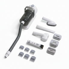 저자극 저발열 펫핏 PRO시즌3 진공 흡입 미용기, 1개, 화이트